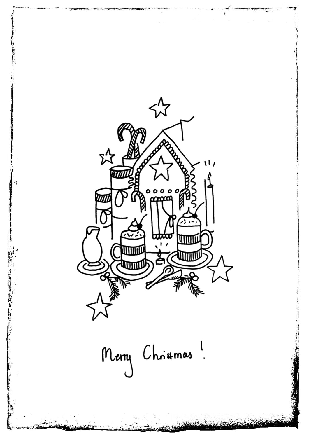 Gingerbread Christmas Card